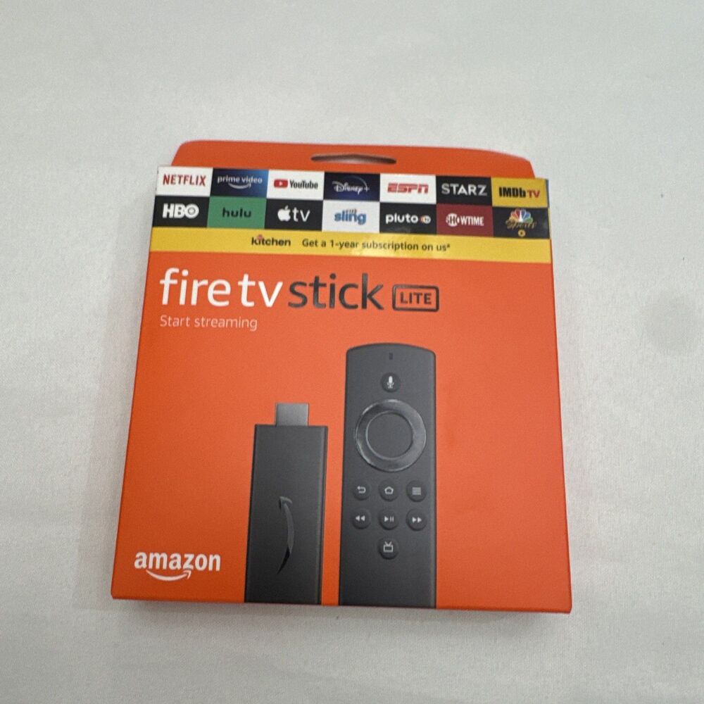 Amazon Fire TV Stick Lite HD Media Streamer with Alexa Voice Remote Lite - Black